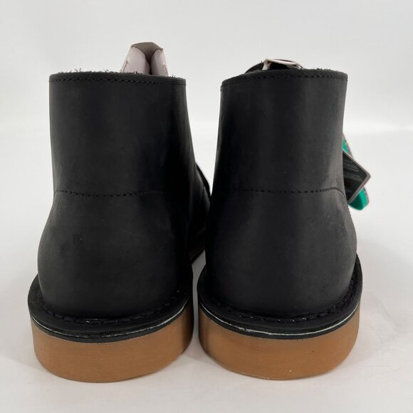 Clarks Bushacre 3 Chukka Boots Size 8.5M Black Leather Lace-Up Casual Shoes main image 11